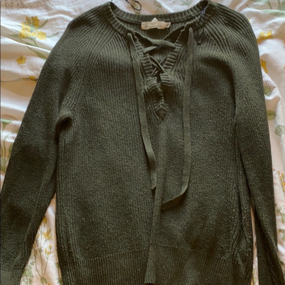 Olive sweater